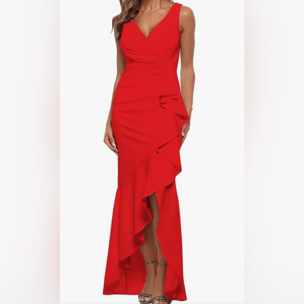 Betsy & Adam Ruffled Gown